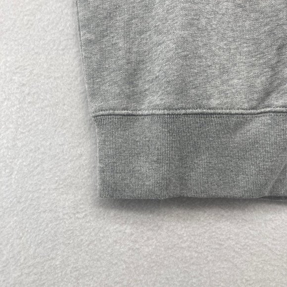 Maison Kitsune Mens Grey Pixel Fox Crewneck Sweatshirt Long Sleeve Size M NWT - Picture 4 of 8